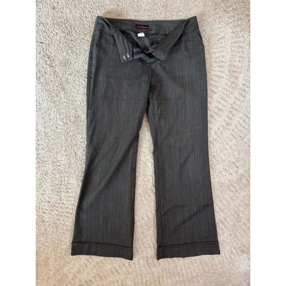 JOe Benbasset Y2K era pinstripe trousers w/ cuffed hem